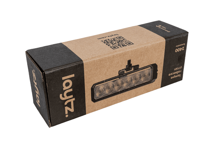 Lampada da lavoro a LED con riflettore LAYTZ LY7301, 24 LED, 2400 lm, rettangolare
