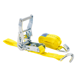 Cinghia di trasporto gialla UNITRAILER 3m/25mm/1t con tenditore