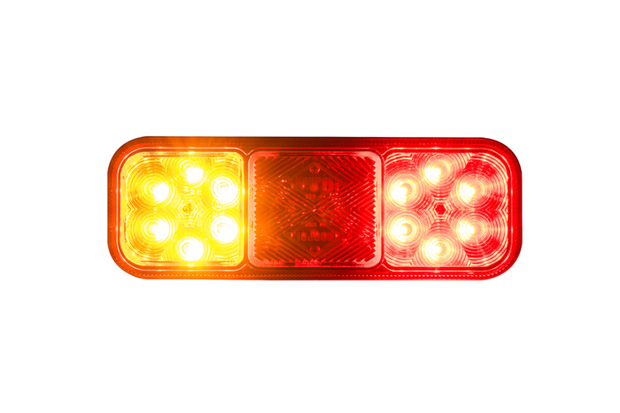 Fanale posteriore a LED HORPOL LZD 2832 con 3 funzioni, universale