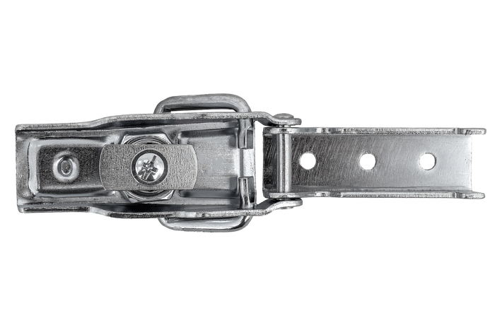 Set di ganci laterali con elementi di fissaggio WINTERHOFF BVS 60-1 + BVSG 60-A, serratura laterale del rimorchio completa con chiave