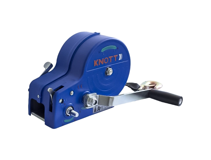 OUTLET Verricello manuale per rimorchio KNOTT 1150kg con cinghia