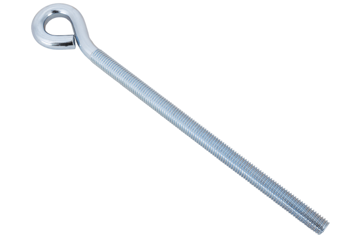Gancio da cantiere DROMET HO M12x260 con estremità chiusa (a occhiello)