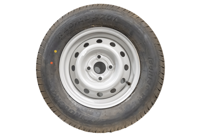 OUTLET Ruota per rimorchio LINGLONG TIRE 165/80 R13C 96/94N UNITRAILER RIM 4Jx13"H2 4x100 ET:30