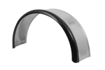 Parafango per rimorchio 13-15" DOMAR DK7110 passaruota 820/240mm in metallo con bordo in gomma