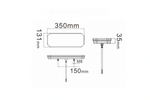 Luci posteriori TruckLED L1949+L1950 con cavo LED da 0,45 m e 6 funzioni (sinistra + destra).