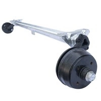 Assale frenato AL-KO COMPACT per rimorchio/carro attrezzi 750kg 1400mm 1840mm 4x100