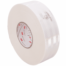 Nastro riflettente autoadesivo 3M, contorno, bianco - 1 metro