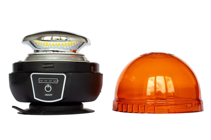 Luce led stroboscopica lampeggiante di emergenza a LED SMD TT14539 con base magnetica