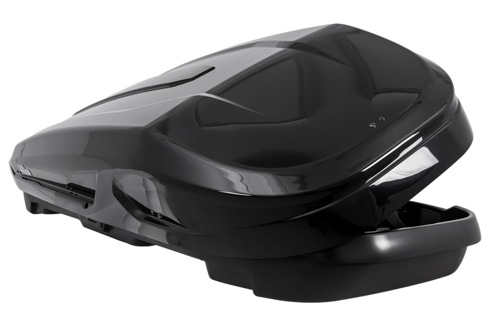 Box da tetto Inter Pack Monsun PRO L, nero metallizzato