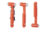 Martello di sicurezza per vetro ProPlus 540050, coltello per cintura di sicurezza