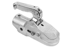 Gancio di traino WINTERHOFF WW 350-RB-K1414 per rimorchio da 3500 kg con timone in tubo da 50 mm, in ghisa.