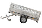 Rimorchio leggero 230x125 UNITRAILER GARDEN 230 KIPP con lati in rete