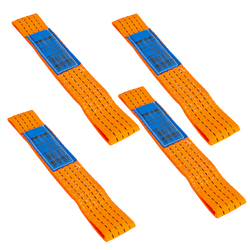 Set di quattro cinghie di trasporto per rimorchio UNITRAILER 0,3 m/50 mm/4 t arancione