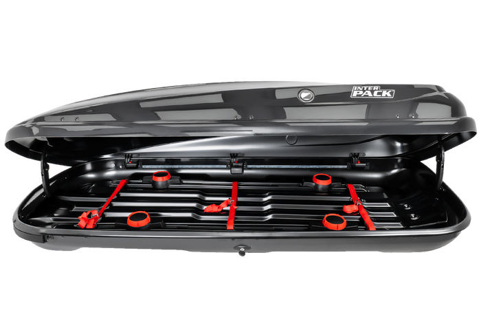 Box da tetto Inter Pack Zenith 6.6, nero metallizzato