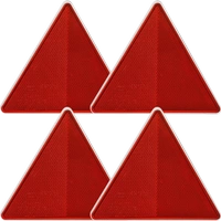 Triangoli d'emergenza rossi DOBPLAST 148mm set 4x catarifrangenti