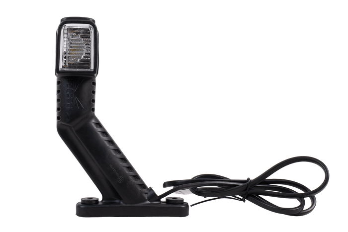 Faro di posizione destro a LED ASPÖCK SUPERPOINT IV su braccio in gomma