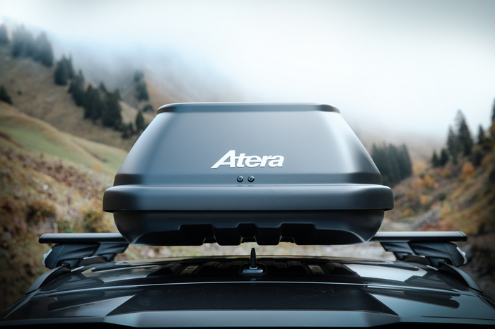 Box da tetto Atera Casar XL, nero metallizzato