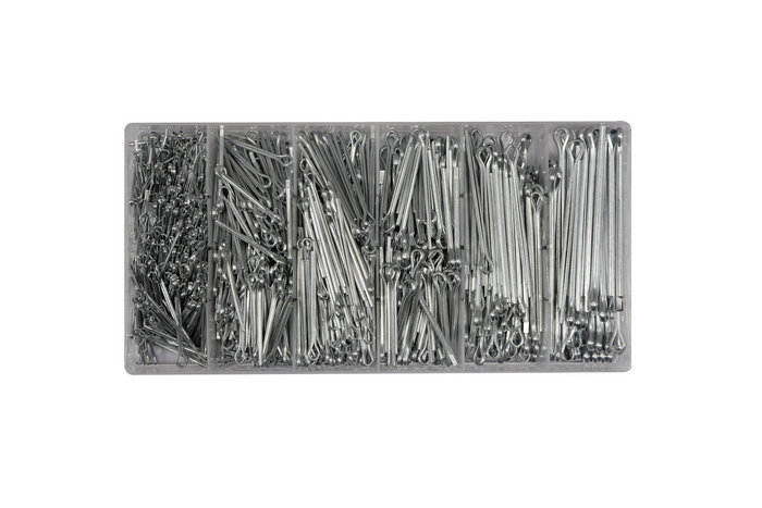 Set di coppiglie dritte YATO YT-06885, miste misure, 1000 pezzi