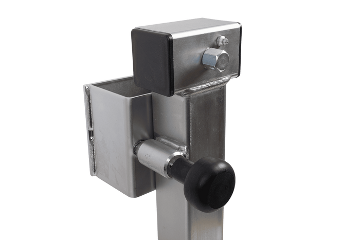 Supporto a manovella estensibile UNITRAILER JL2 per rimorchio pianale da 1300 kg, 410-645 mm
