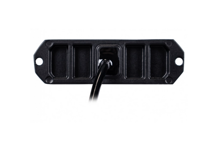 Lampada di segnalazione a LED KAMAR LW0025-ALR-1, luce lampeggiante arancione.