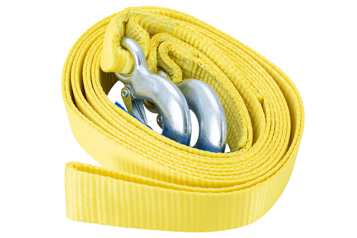 Cavo di traino con ganci UNITRAILER cinghia di traino 5m/50mm/6t giallo