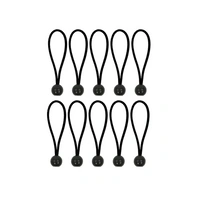Set di corde per fissare le tende da sole ProPlus 365644, corde in gomma con sfera, 15 cm, 10 pezzi.