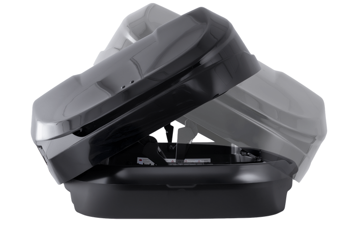 Box da tetto Inter Pack Monsun L, nero metallizzato