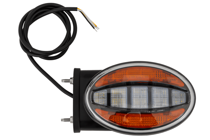 Lampada frontale universale a LED FRISTOM FT-356 con staffa di montaggio laterale