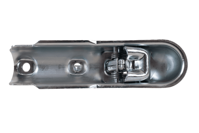 Gancio di traino a sfera STEELPRESS ZSK-0750C per rimorchio da 750 kg con timone tubolare da 50 mm