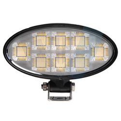 Faro da lavoro a LED con riflettore TT TECHNOLOGY NERO TT.13417 160xLED 8900lm ovale