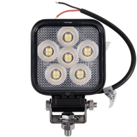 Faro da lavoro a LED con riflettore TT TECHNOLOGY NERO TT.13324 24xLED 1920lm quadrato