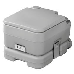 ProPlus 370415CR Toilette portatile da campeggio grigia 10L/10L