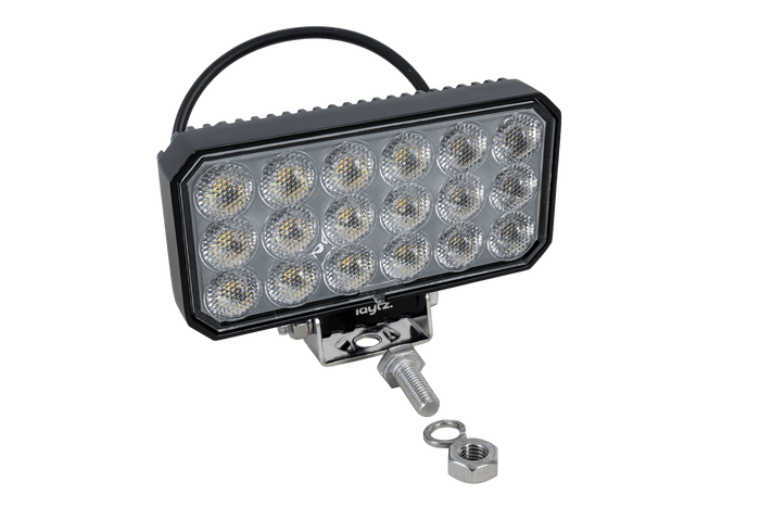 Faro da lavoro a LED con riflettore LAYTZ LY7305, 72 LED, 7000 lm, rettangolare