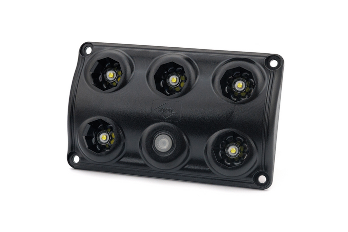 Lampada interna per auto a LED HORPOL LWD2153/CZ da 900 lm, nera, con interruttore.