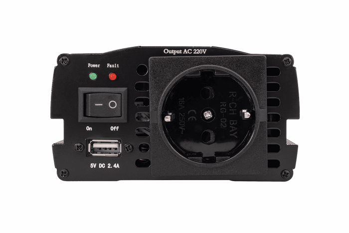 Convertitore di tensione 12V/230V (300/600W) KAMAR E1922