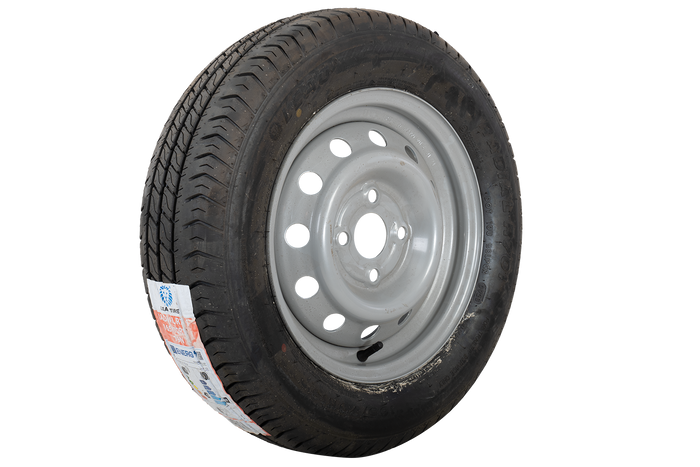 OUTLET Ruota per rimorchio PNEUMATICO LEAO 165/70 R13 79N CERCHIO UNITRAILER 4Jx13&quot;H2 4x100 ET:30