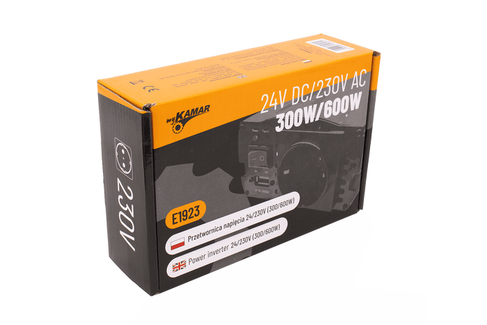 Convertitore di tensione 24V/230V (300/600W) KAMAR E1923
