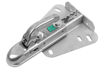 Gancio di traino KNOTT K7.5-H+KZE7.5 per rimorchio da 750 kg con timone a V.