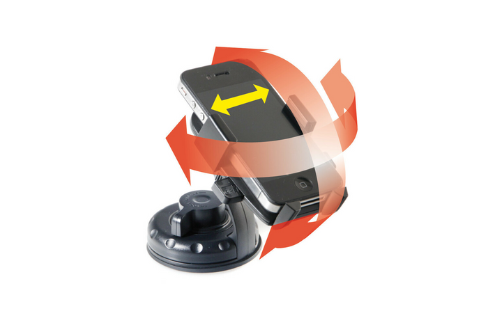 Supporto per telefono Easy-Lock LAMP con attacco a ventosa