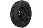 OUTLET Ruota per rimorchio PNEUMATICO LINGLONG 155/70 R13 75N CERCHIO UNITRAILER nero 4Jx13"H2 4x100 ET:30