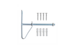 Set di due supporti per ruote ProPlus 390050 da parete