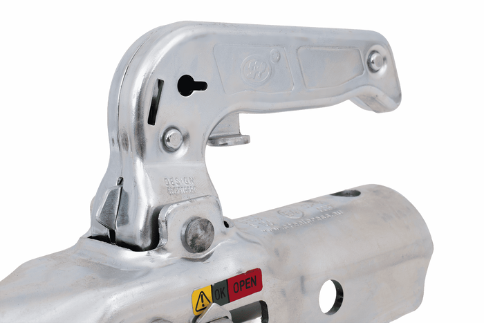 Gancio a sfera STEELPRESS BC-1700A per rimorchio da 1700 kg con timone tubolare da 45 mm