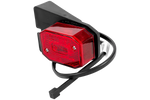 Lampada di segnalazione universale rossa ASPÖCK FLEXIPOINT I con supporto