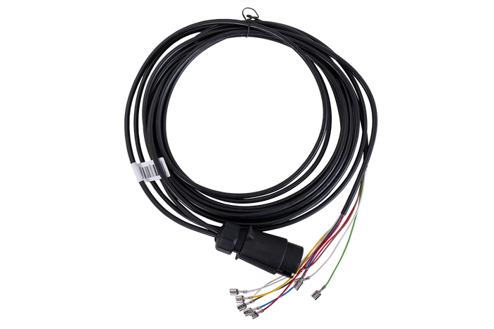 Cablaggio rimorchio per impianto elettrico MANTES 4m spina 7PIN connettori 6.3