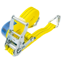 Cinghia di trasporto gialla UNITRAILER da 6 m/35 mm/2 t con tenditore