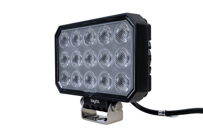 Lampada da lavoro a LED con riflettore LAYTZ LY7303, 60 LED, 6000 lm, rettangolare