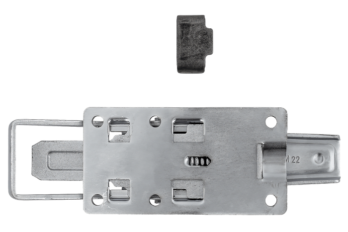 Gancio laterale con chiusura WINTERHOFF BV 90-1 + BVG 90-A chiusura laterale completa del rimorchio