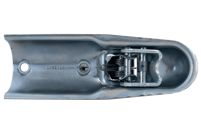 Gancio a sfera KNOTT K7.5-E per rimorchio da 750 kg con timone tubolare da 70 mm