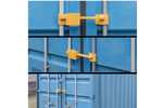 Serratura antifurto regolabile ProPlus 381341V01 per rimorchio portacontainer, da 23 a 42 cm.