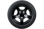 Ruota per rimorchio rinforzata KENDA PNEUMATICI 195/50 R13C 104/102N CERCHIO IN ALLUMINIO STARCO nero 6Jx13"H2 5x112 ET:30